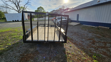 New 2025 PEQUEA 80X12TA Utility Trailer