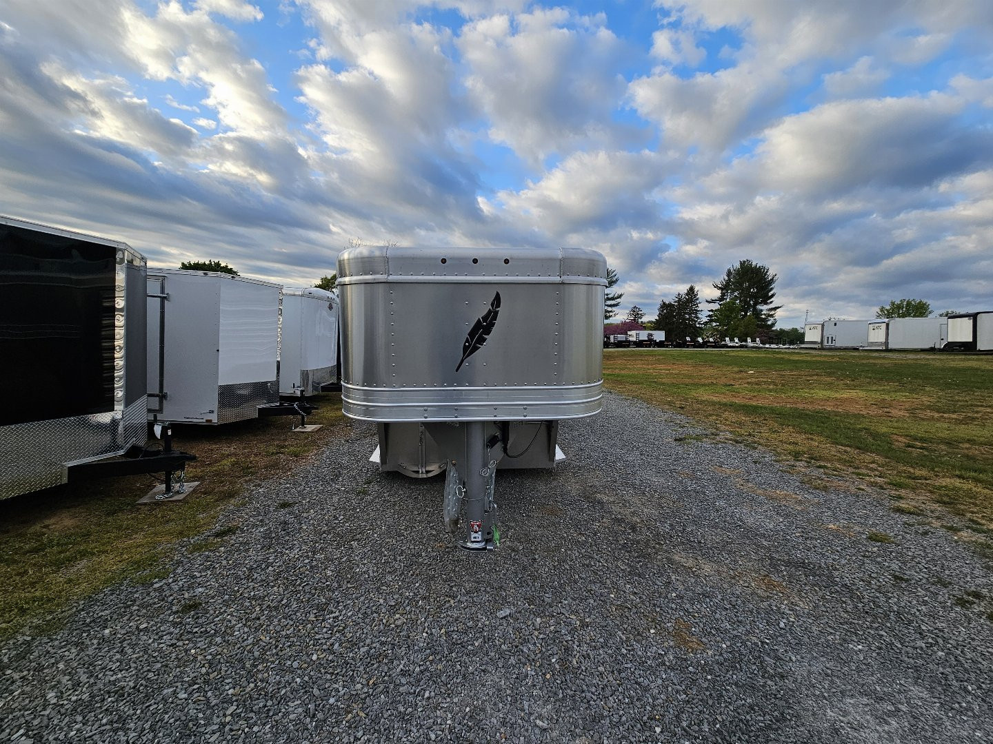 New 2025 Featherlite Trailers 8117 6'7"X16' Stock / Stock Combo Trailer