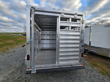 New 2025 Featherlite Trailers 8117 6'7"X16' Stock / Stock Combo Trailer