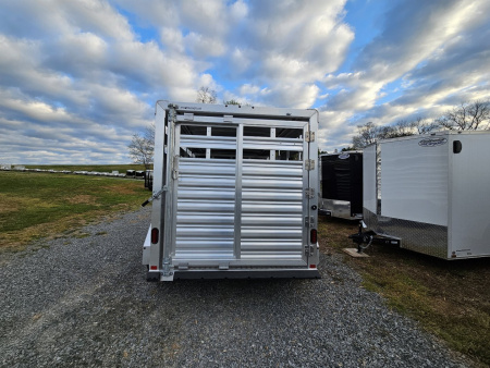 New 2025 Featherlite Trailers 8117 6'7"X16' Stock / Stock Combo Trailer