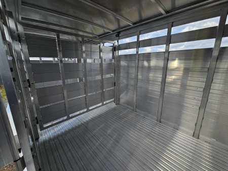 New 2025 Featherlite Trailers 8117 6'7"X16' Stock / Stock Combo Trailer