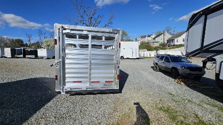 New 2025 Featherlite Trailers 8107 6'6"X20TA Stock / Stock Combo Trailer