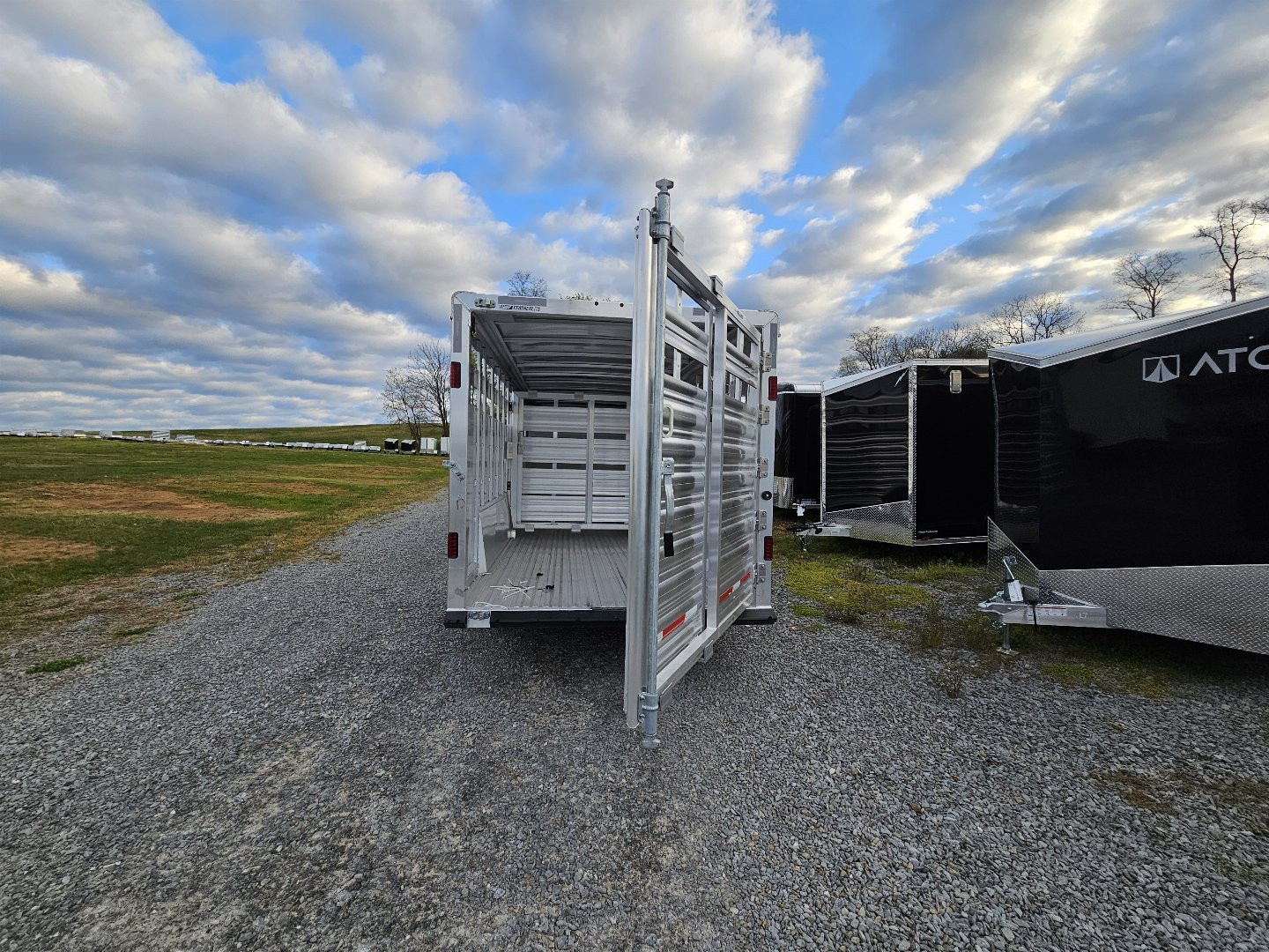 New 2025 FEATHERLITE TRAILERS 8127 7x20 Stock / Stock Combo Trailer
