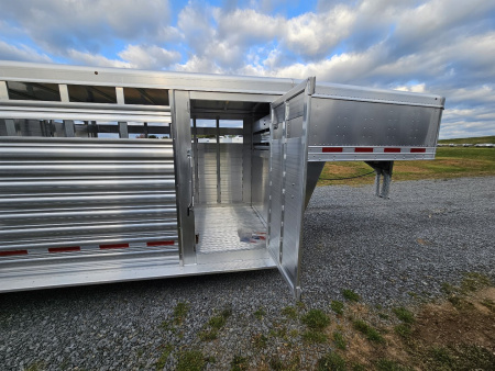 New 2025 FEATHERLITE TRAILERS 8127 7x20 Stock / Stock Combo Trailer