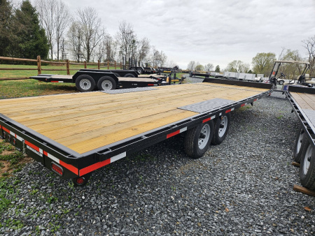 New 2025 PEQUEA DECKOVER 24 Flatbed Trailer