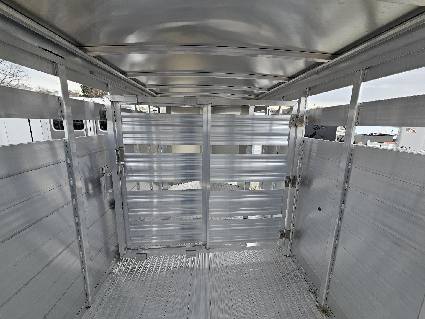 New 2025 Featherlite Trailers (8107) 6'7"X16' Stock / Stock Combo Trailer