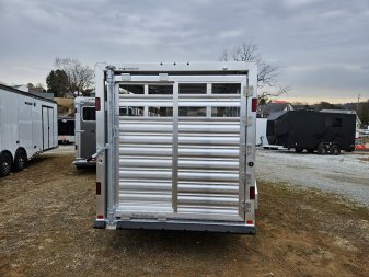 New 2025 Featherlite Trailers (8107) 6'7"X16' Stock / Stock Combo Trailer