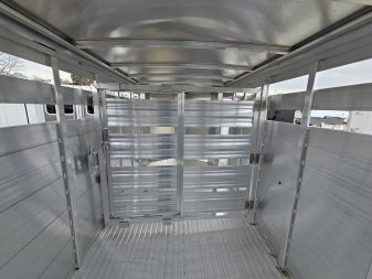 New 2025 Featherlite Trailers (8107) 6'7"X16' Stock / Stock Combo Trailer