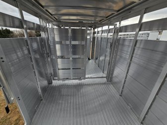 New 2025 Featherlite Trailers (8107) 6'7"X16' Stock / Stock Combo Trailer