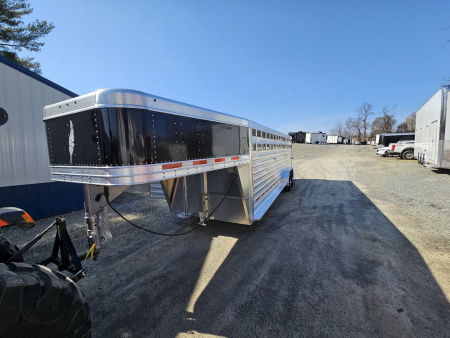 New 2025 Featherlite Trailers 8127 GN 7X24TA Stock / Stock Combo Trailer