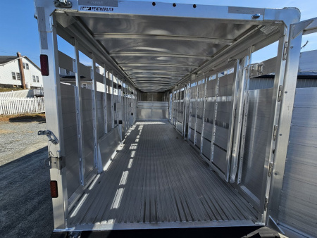 New 2025 Featherlite Trailers 8127 GN 7X24TA Stock / Stock Combo Trailer