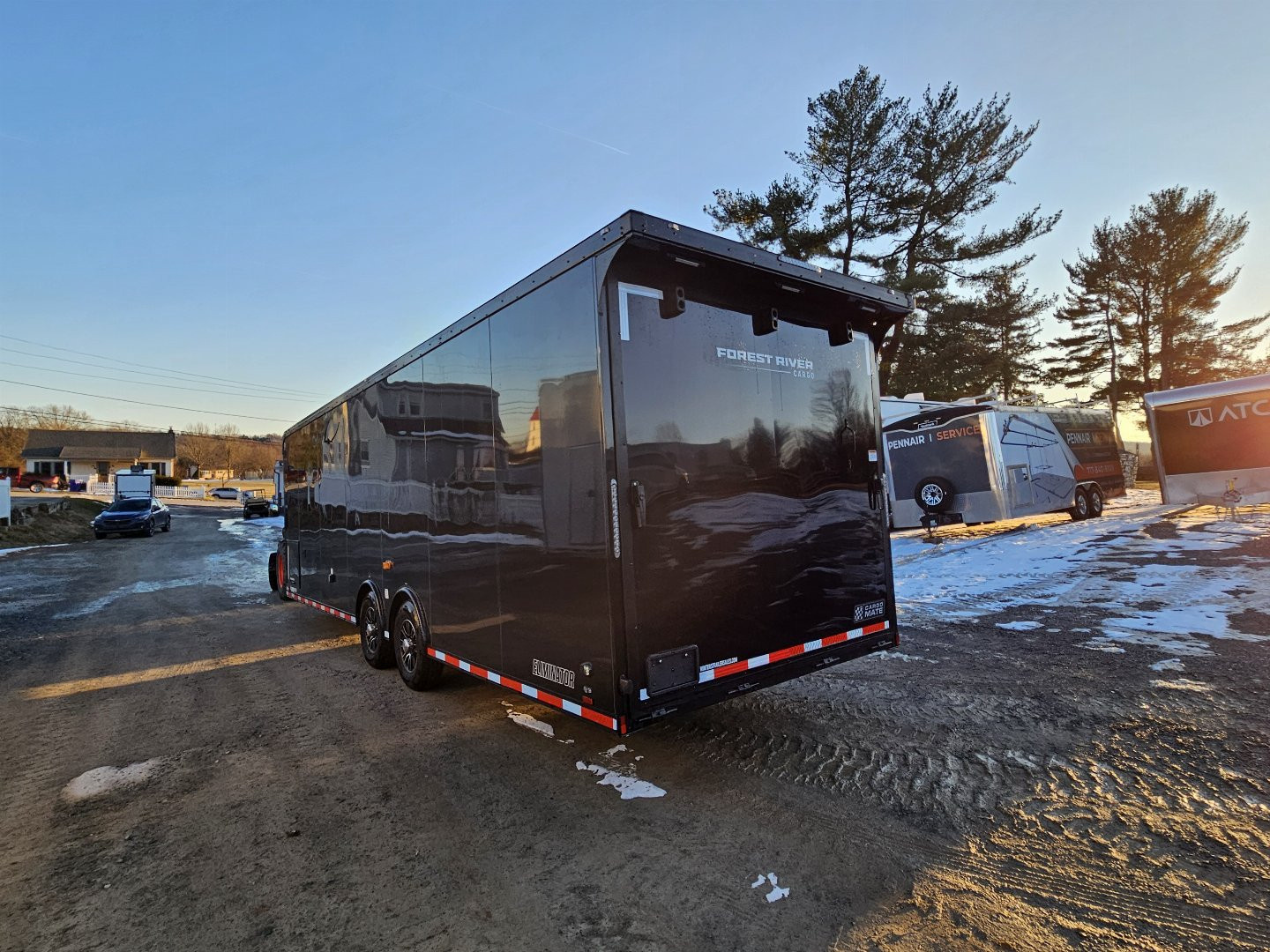 New 2025 Cargo Mate ELIMINATOR 8.5X28TA Car / Racing Trailer