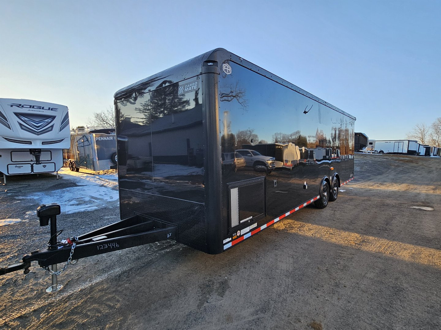 New 2025 Cargo Mate ELIMINATOR 8.5X28TA Car / Racing Trailer