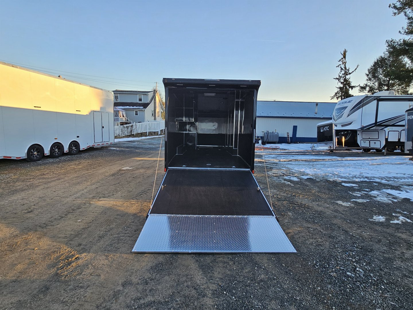 New 2025 Cargo Mate ELIMINATOR 8.5X28TA Car / Racing Trailer