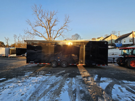 New 2025 Cargo Mate ELIMINATOR 8.5X28TA Car / Racing Trailer