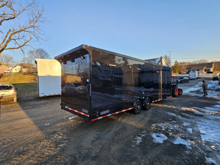 New 2025 Cargo Mate ELIMINATOR 8.5X28TA Car / Racing Trailer