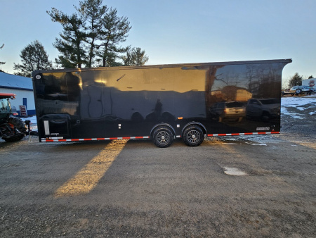 New 2025 Cargo Mate ELIMINATOR 8.5X28TA Car / Racing Trailer