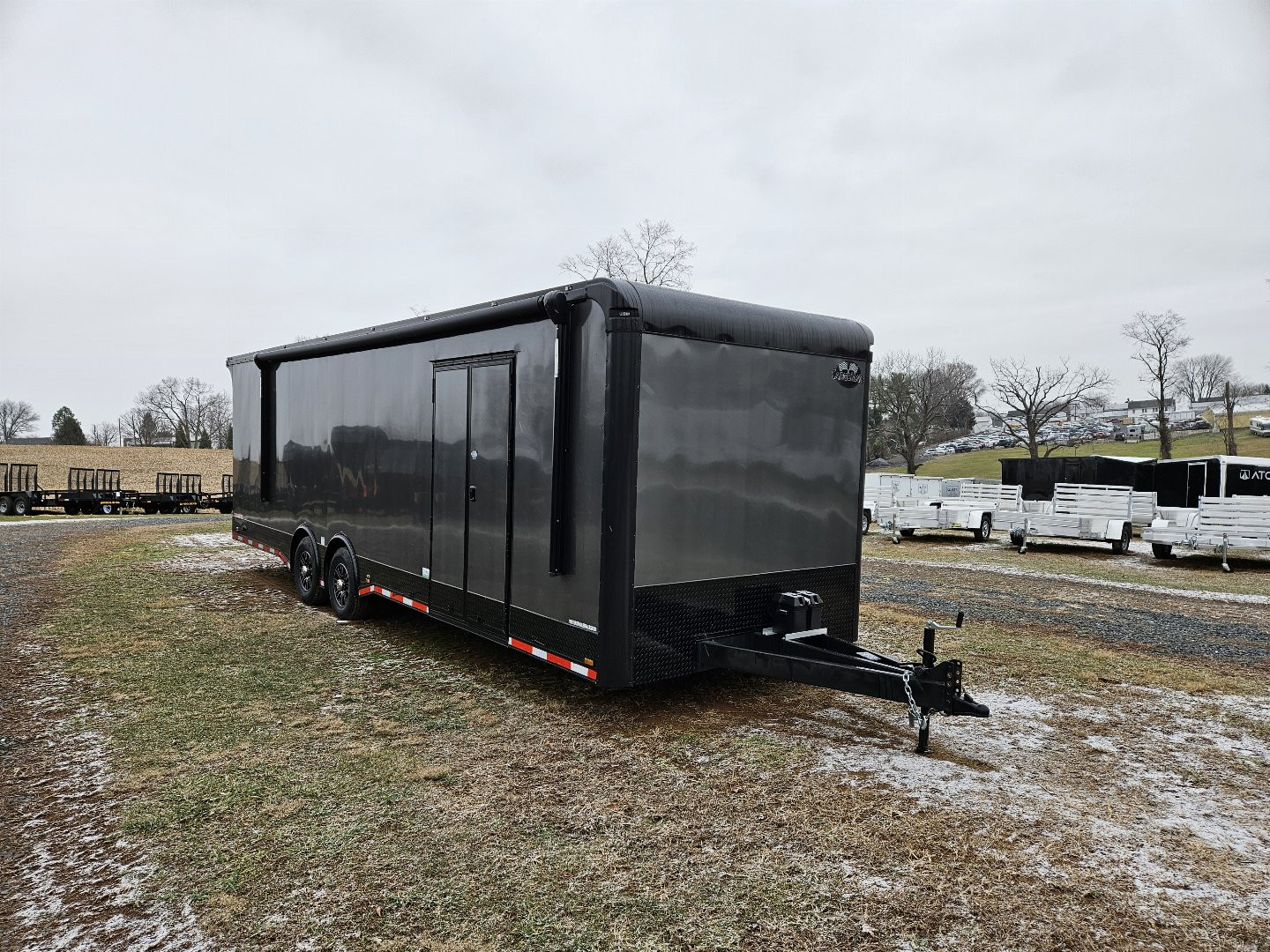 New 2025 Cargo Mate ELIMINATOR 8.5X28TA Car / Racing Trailer