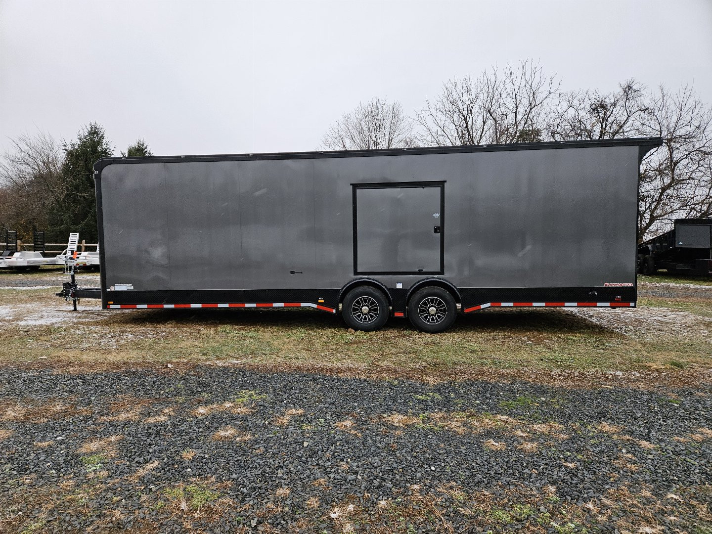 New 2025 Cargo Mate ELIMINATOR 8.5X28TA Car / Racing Trailer
