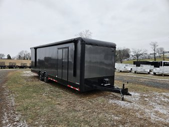 New 2025 Cargo Mate ELIMINATOR 8.5X28TA Car / Racing Trailer