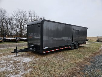 New 2025 Cargo Mate ELIMINATOR 8.5X28TA Car / Racing Trailer