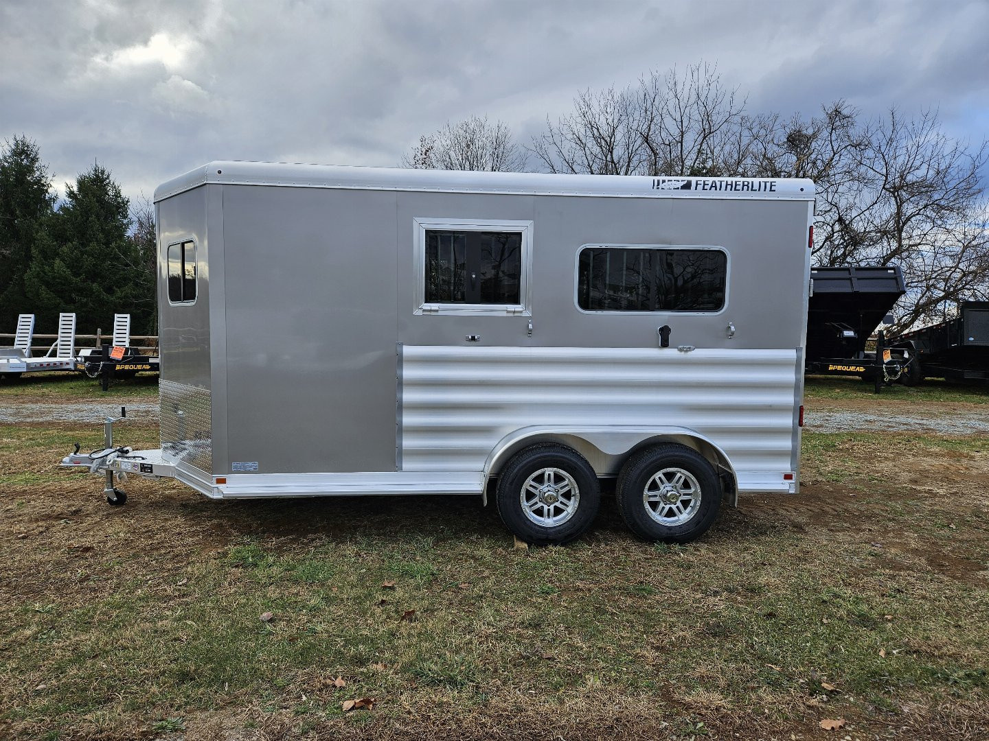New 2025 Featherlite Trailers (9300) 7X14 Horse Trailer