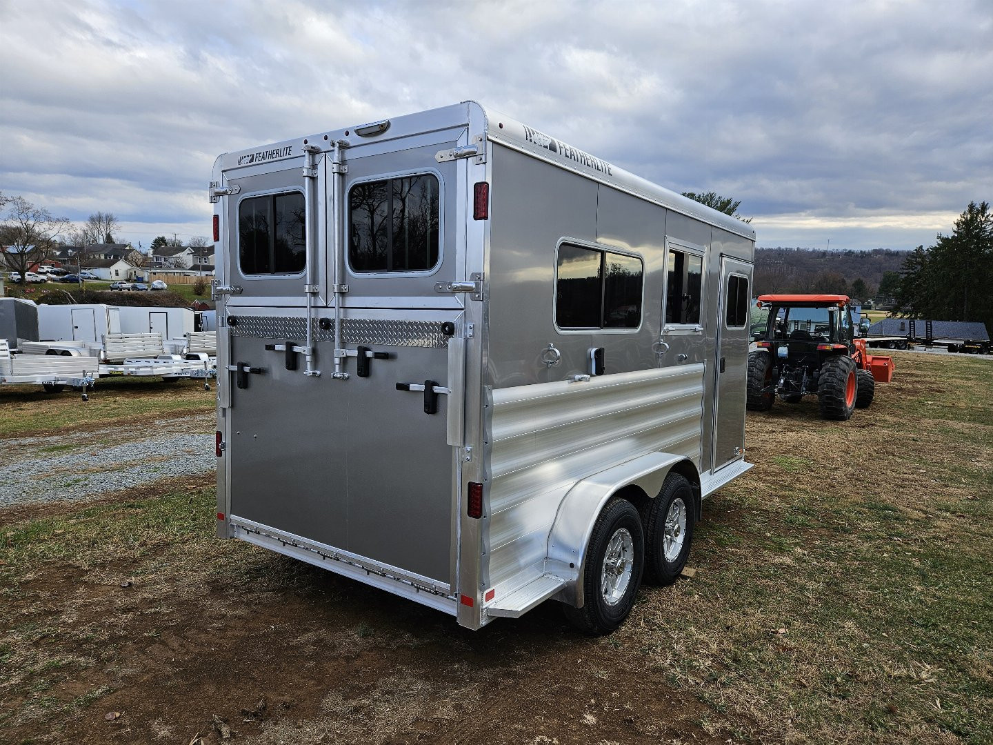 New 2025 Featherlite Trailers (9300) 7X14 Horse Trailer