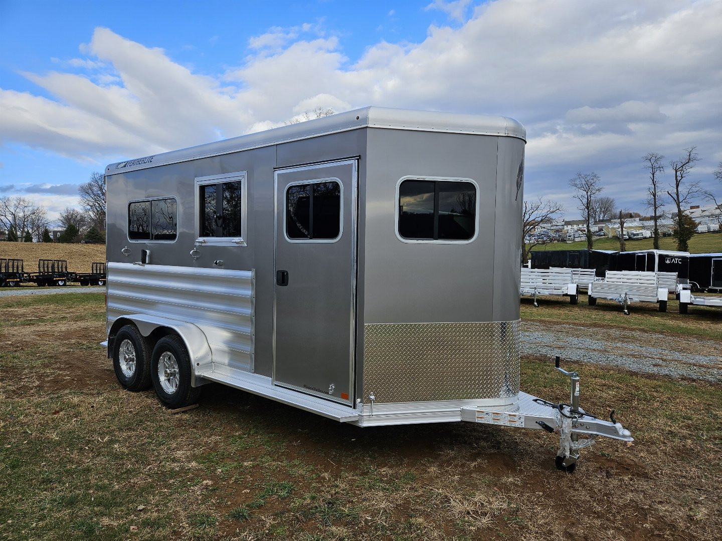 New 2025 Featherlite Trailers (9300) 7X14 Horse Trailer