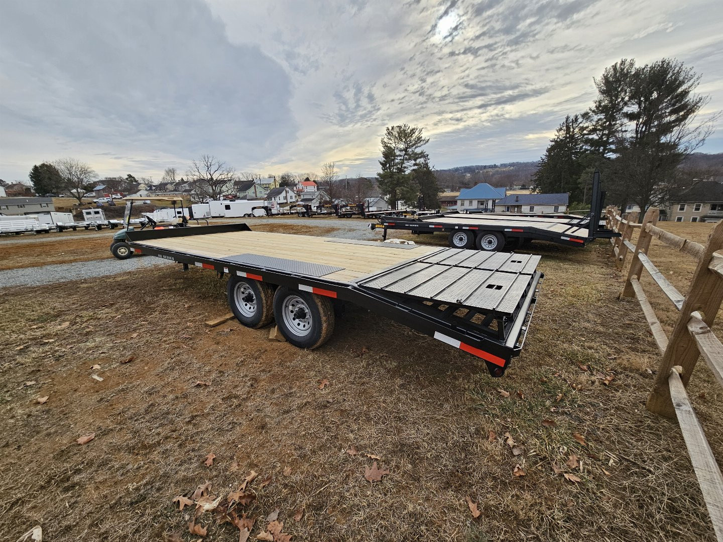 New 2024 PEQUEA TRAILERS HDDO 20' LEVELER Deckover Trailer