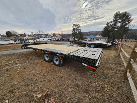 New 2024 PEQUEA TRAILERS HDDO 20' LEVELER Deckover Trailer