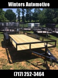 New 2024 PEQUEA 80x16 Utility Trailer