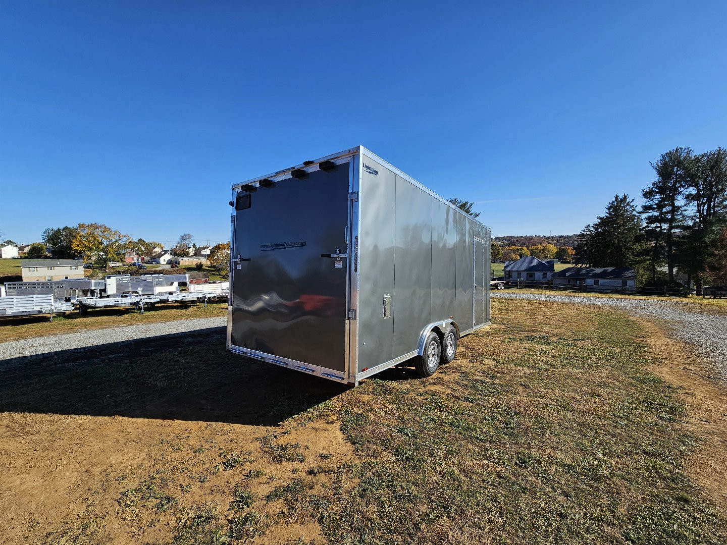 New 2025 Lightning Trailers V8.5X20TA Car / Racing Trailer