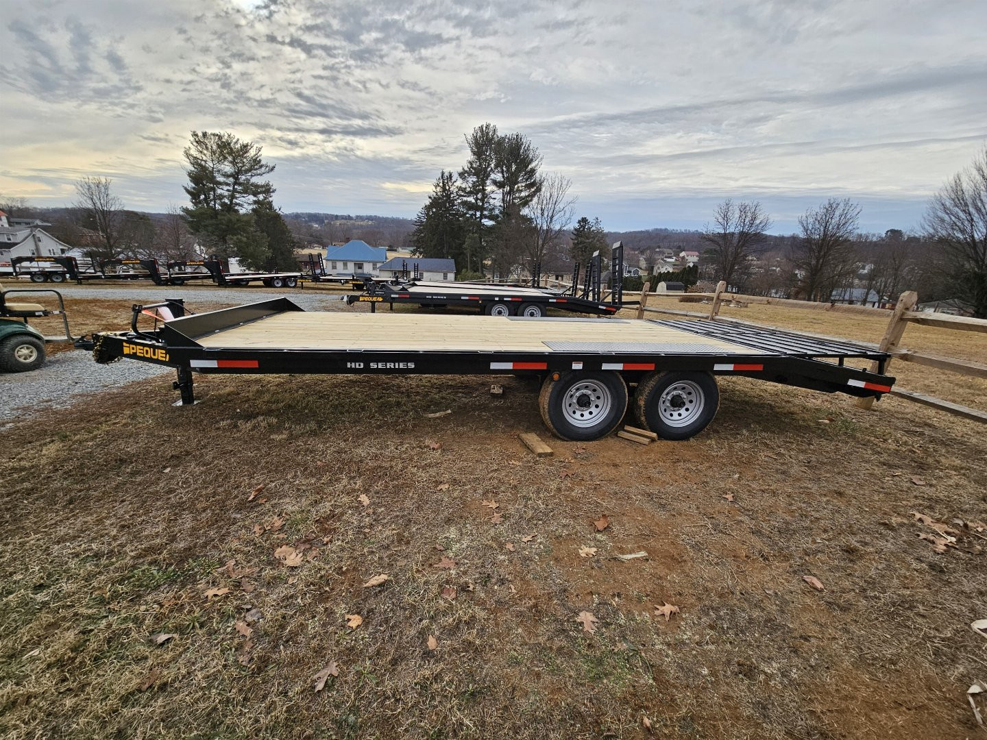 New 2025 PEQUEA TRHD20 Deckover Trailer