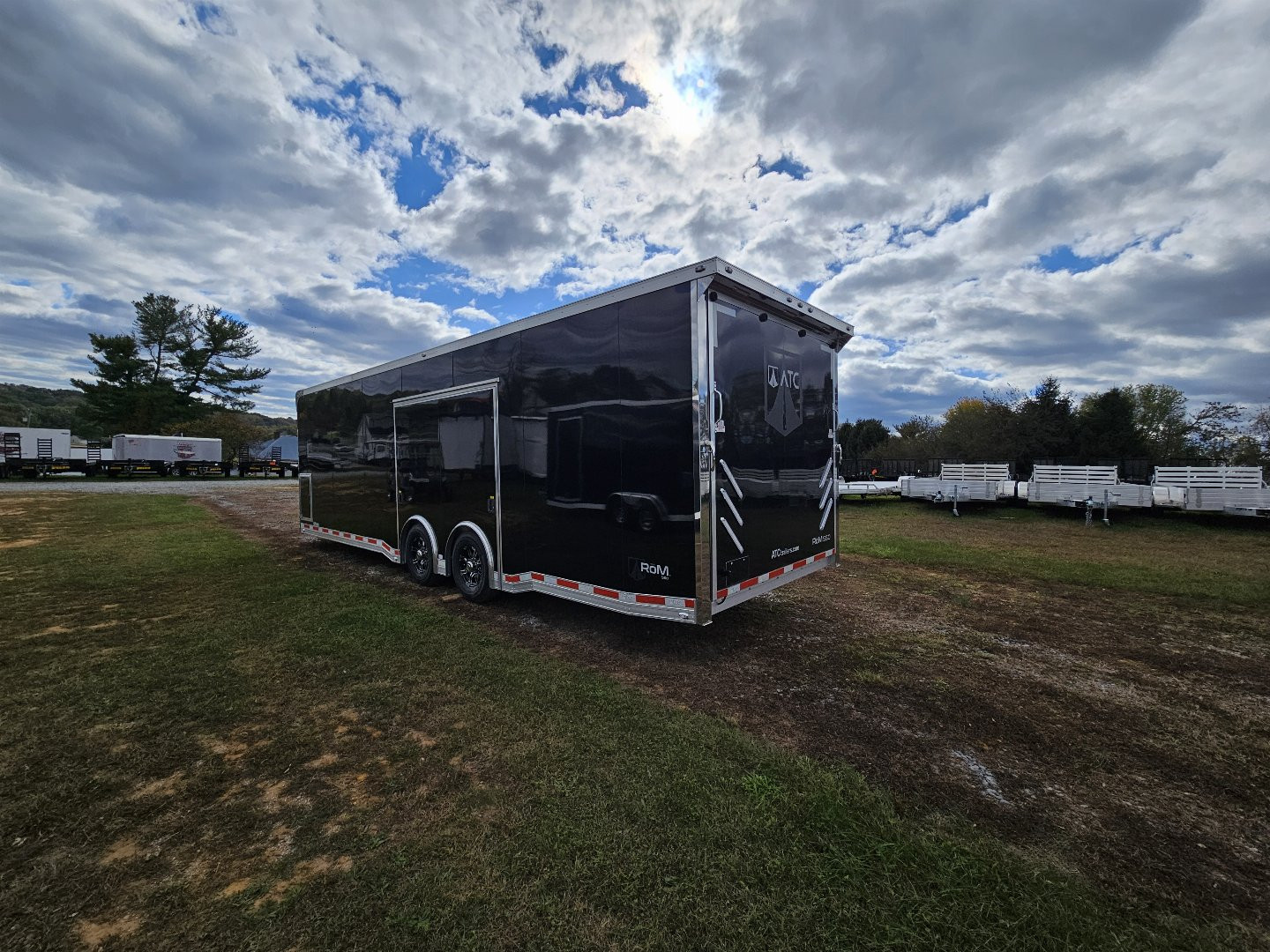 New 2024 ATC ROM550 8.5X28TA Car / Racing Trailer