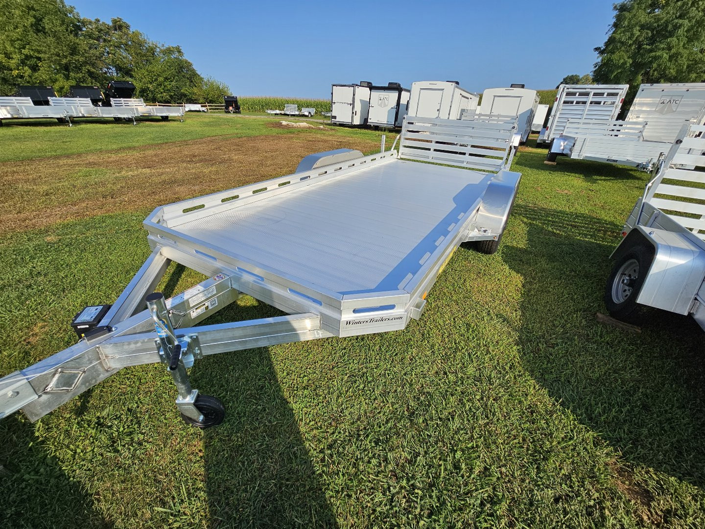 New 2025 Aluma 78X16TA-EL-BTRTD Utility Trailer