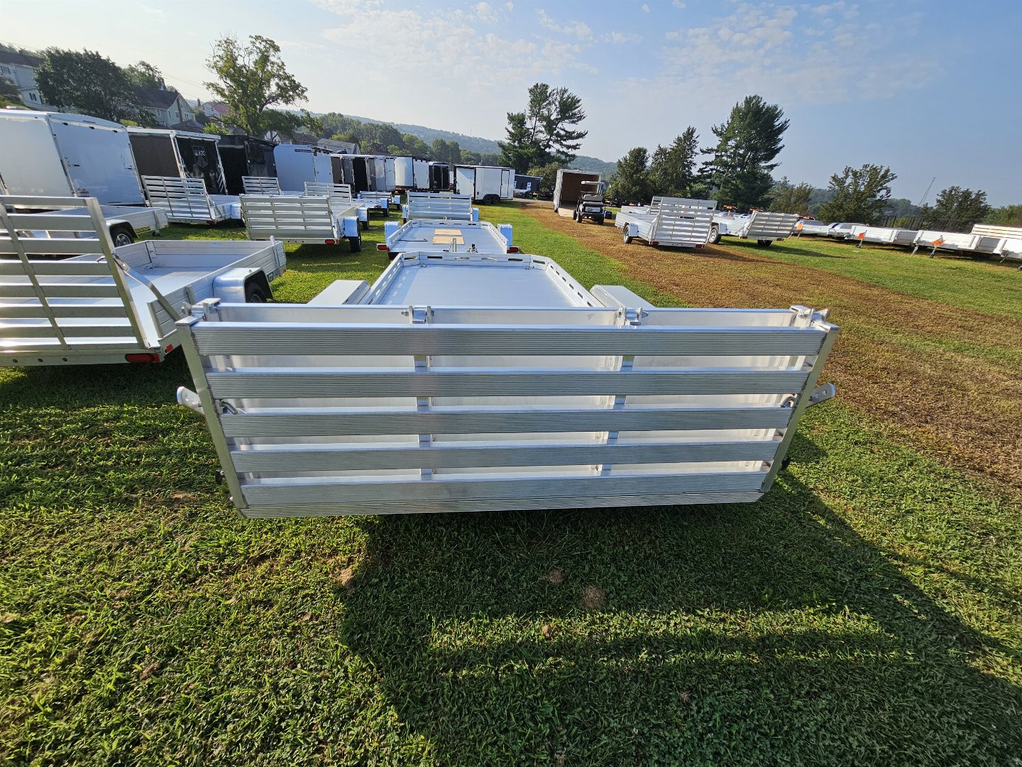 New 2025 Aluma 78X16TA-EL-BTRTD Utility Trailer