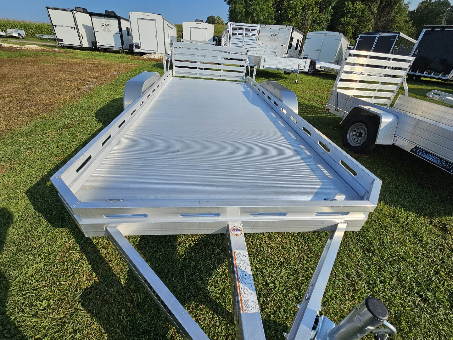 New 2025 Aluma 78X16TA-EL-BTRTD Utility Trailer