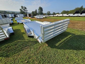 New 2025 Aluma 78X16TA-EL-BTRTD Utility Trailer