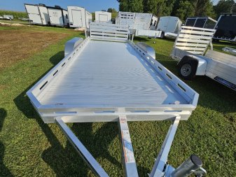 New 2025 Aluma 78X16TA-EL-BTRTD Utility Trailer