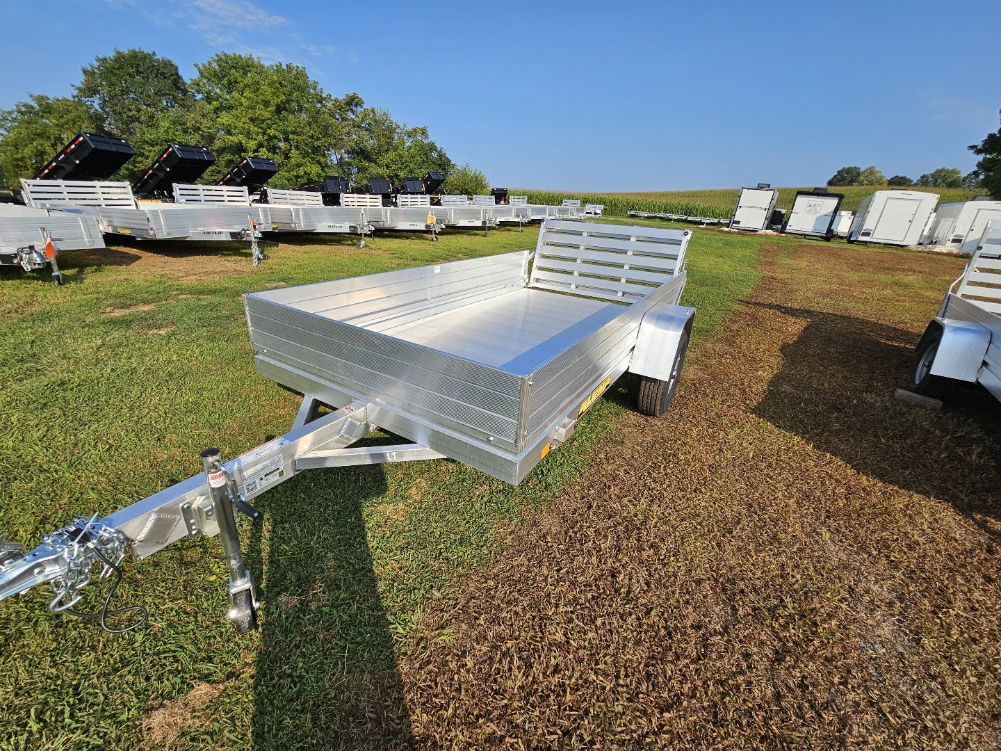 New 2025 Aluma 63X10H-S-BT Utility Trailer