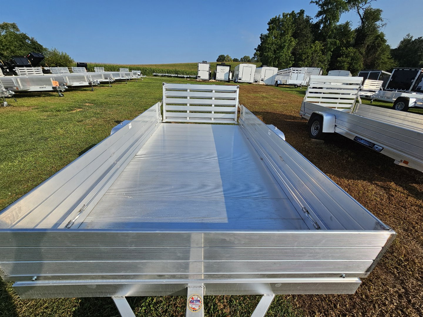 New 2025 Aluma 63X10H-S-BT Utility Trailer