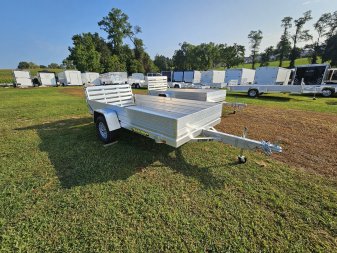 New 2025 Aluma 63X10H-S-BT Utility Trailer