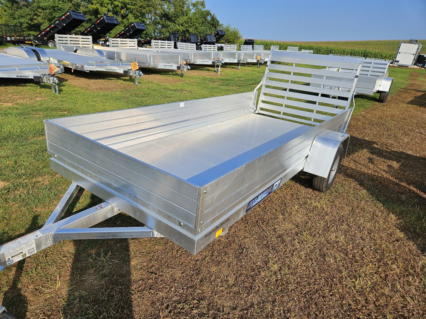 New 2025 Aluma 63X12ESA-S-TG Utility Trailer