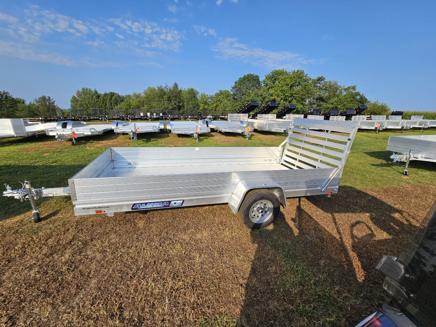 New 2025 Aluma 63X12ESA-S-TG Utility Trailer