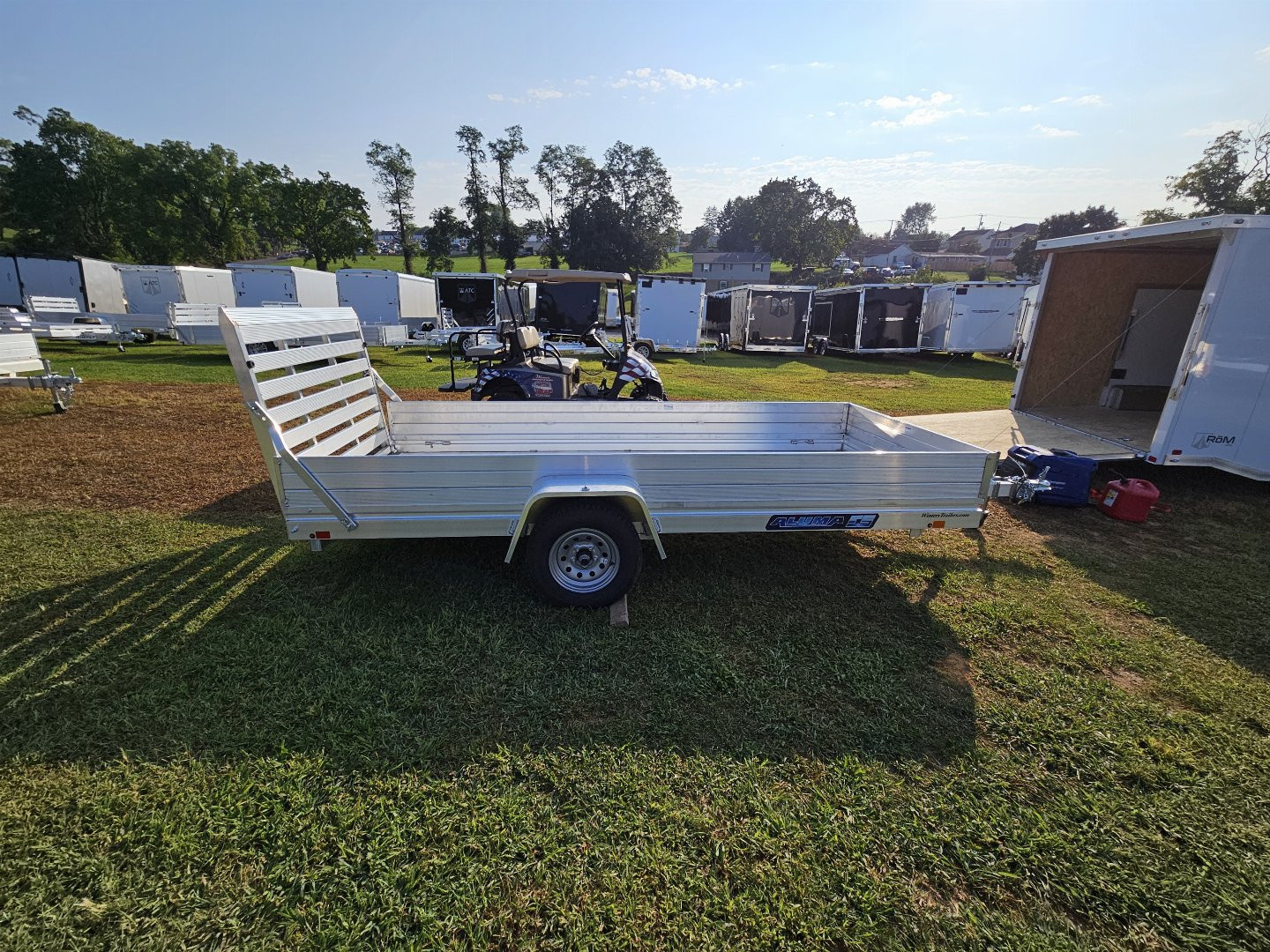 New 2025 Aluma 63X12ESA-S-TG Utility Trailer