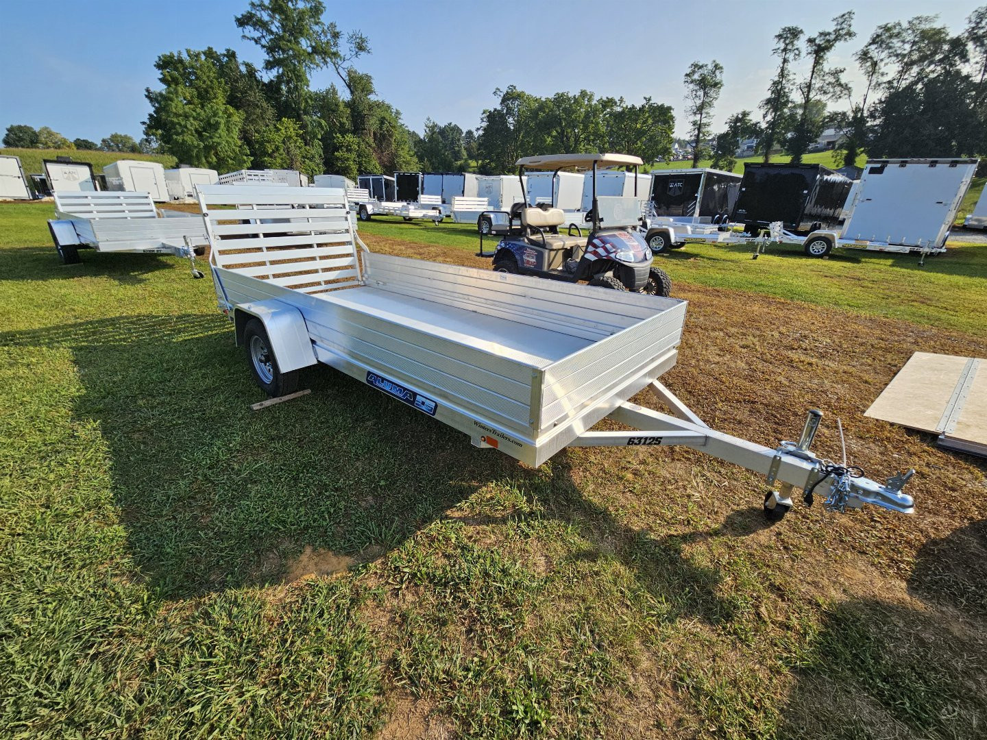 New 2025 Aluma 63X12ESA-S-TG Utility Trailer