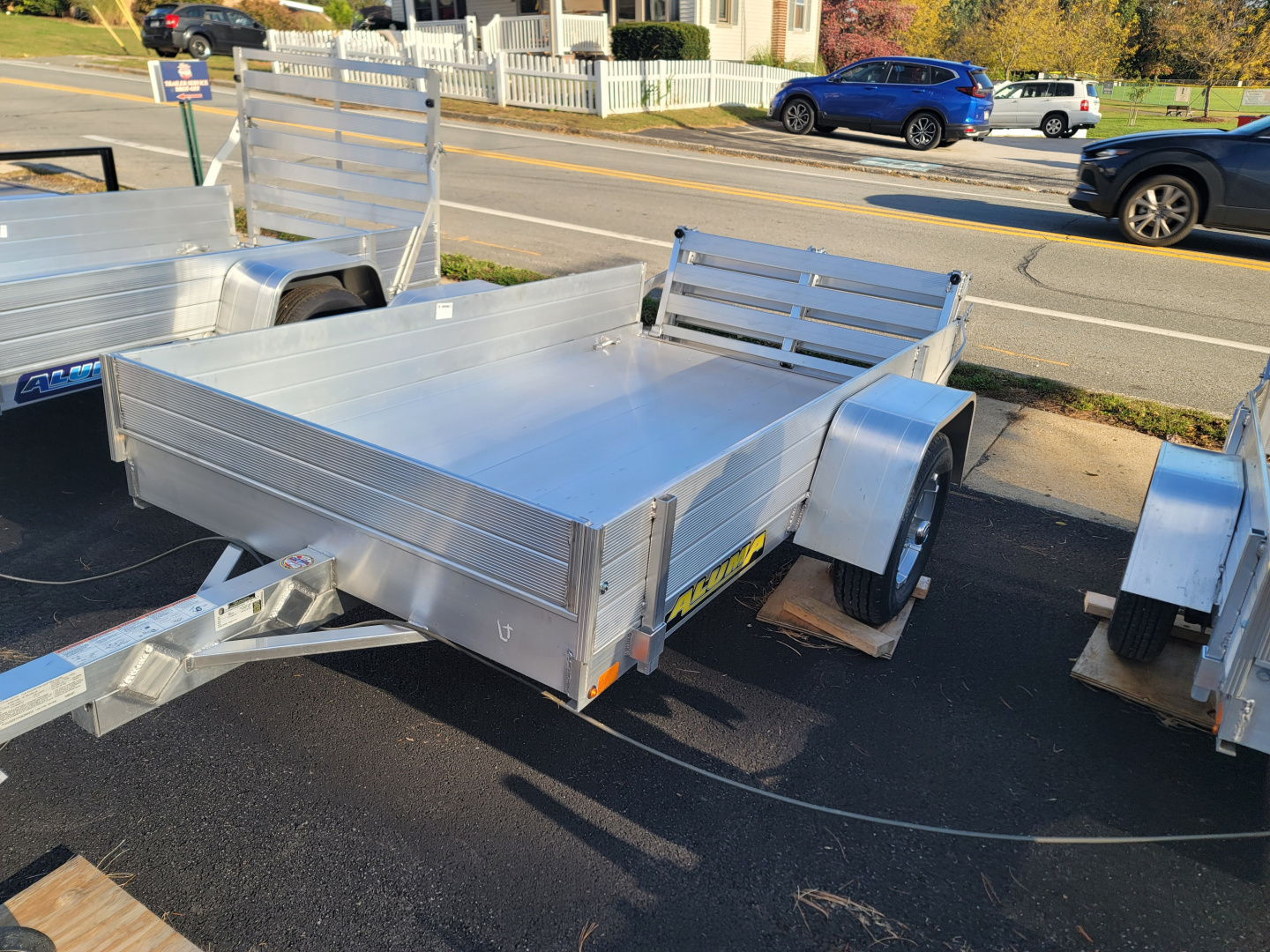 New 2025 ALUMA 54X8' UTILITY WITH TAILGATE Utility Trailer