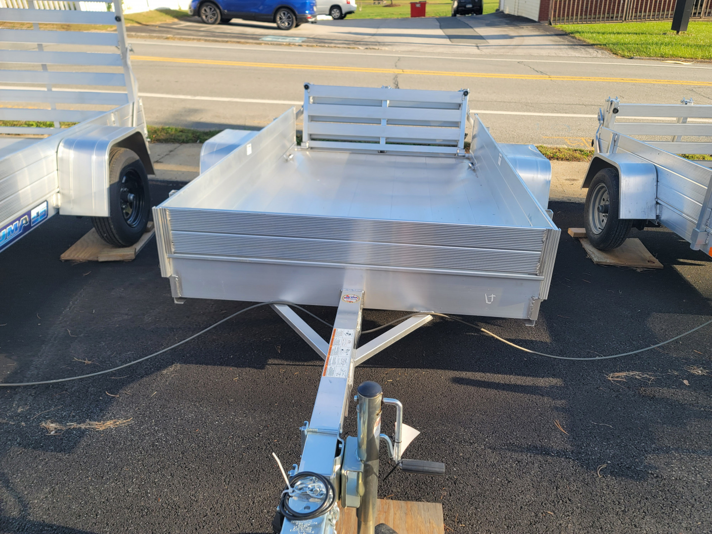 New 2025 ALUMA 54X8' UTILITY WITH TAILGATE Utility Trailer