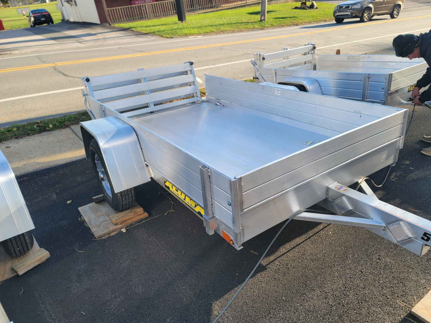 New 2025 ALUMA 54X8' UTILITY WITH TAILGATE Utility Trailer