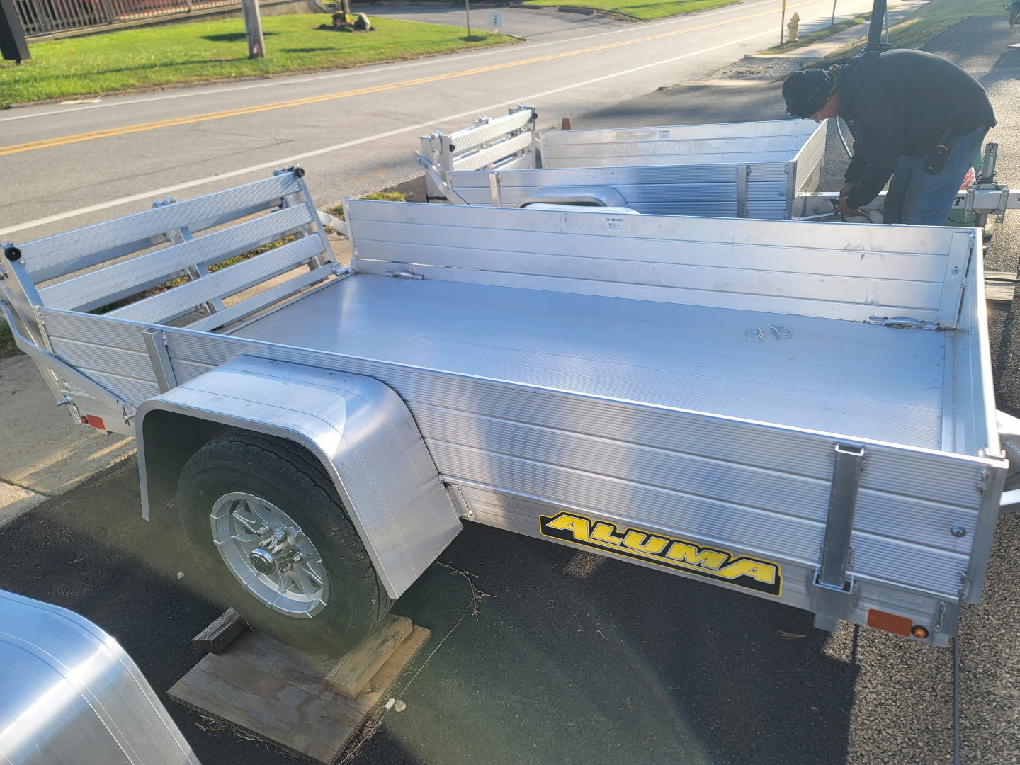New 2025 ALUMA 54X8' UTILITY WITH TAILGATE Utility Trailer